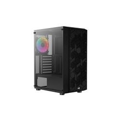 AeroCool Gabinete Gamer media torre con cristal templado Hive ARGB