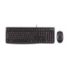 Logitech Teclado y Mouse alámbrico MK120 920-004428