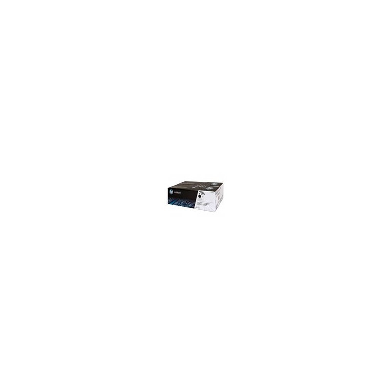 HP Pack 2 cartuchos de tóner LaserJet 78A CE278AD