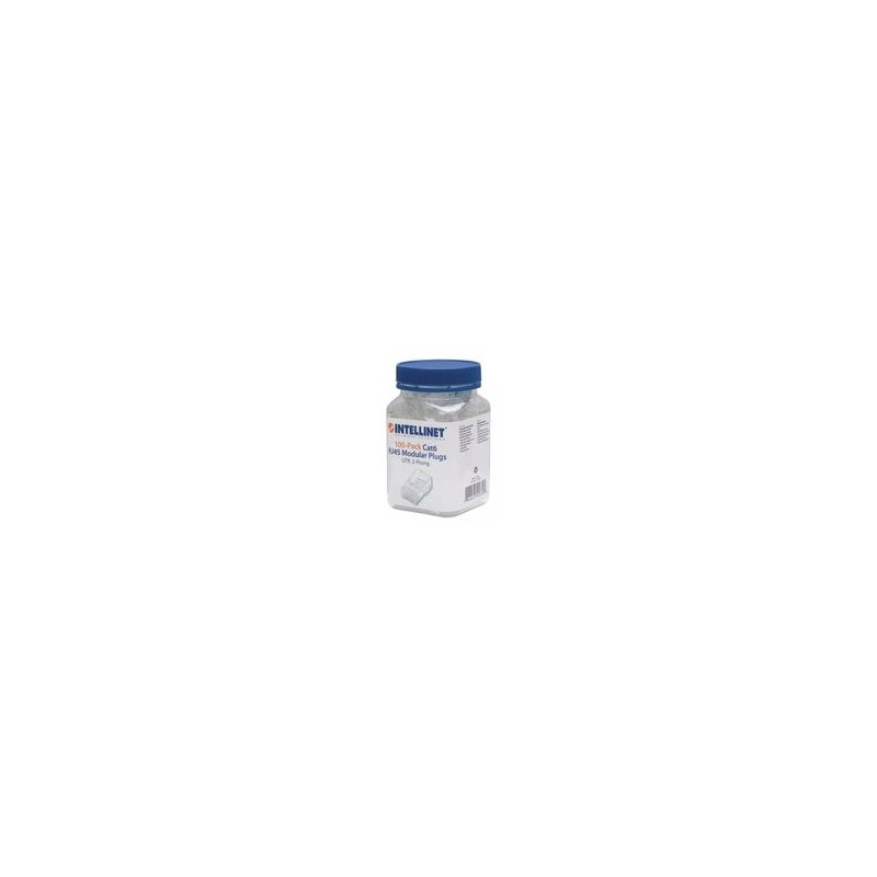 Intellinet Bote de Plugs RJ-45, Cat 6, UTP, 100 pzs