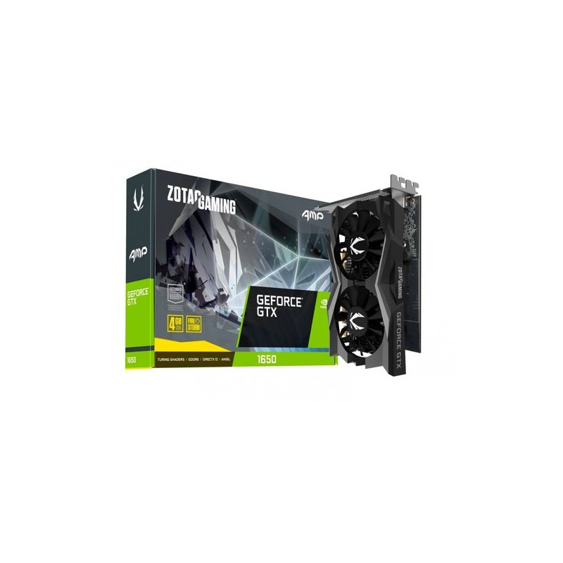Zotac Tarjeta de Video GeForce GTX 1650 AMP OC 4GB GDDR6