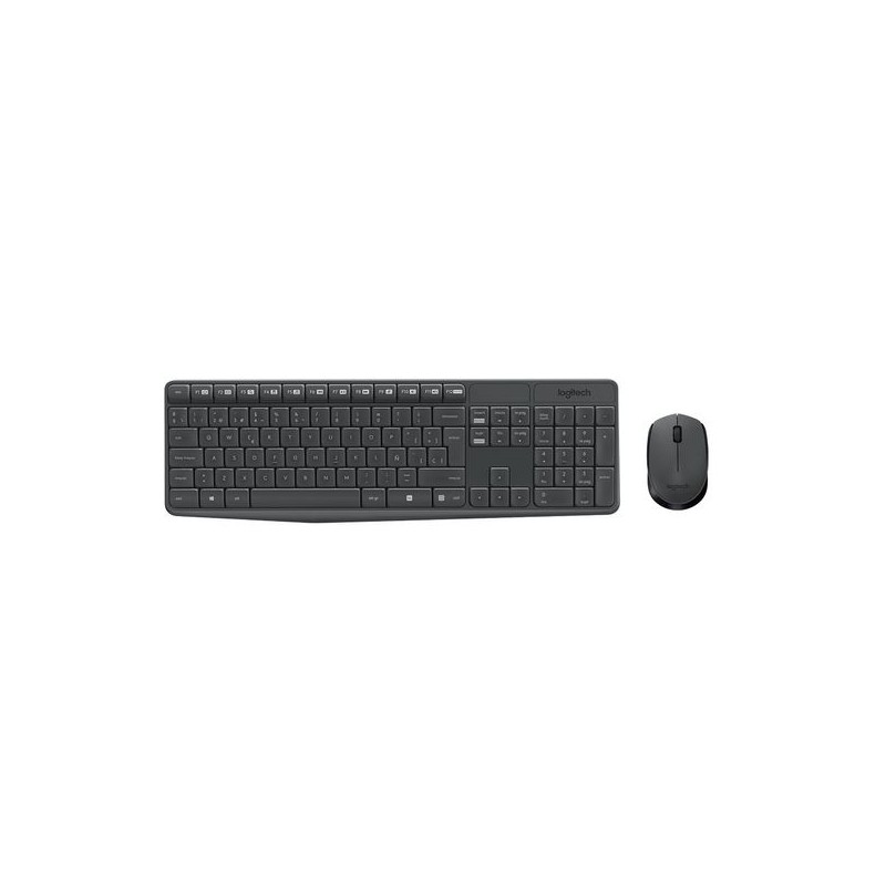 Logitech Teclado y Mouse inalámbrico MK235 920-007901