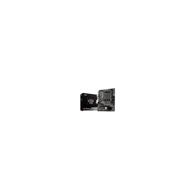 MSI Tarjeta madre A520M-A Pro Socket AM4 2XDDR4