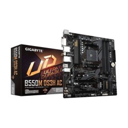 Gigabyte Tarjeta Madre B550M DS3H AC (rev. 1.x) AMD B550 128GB DDR4 Micro ATX