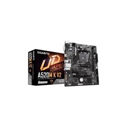 Gigabyte Tarjeta Madre  A520M-K V2 AM4 DDR4 64GB M-ATX HDMI