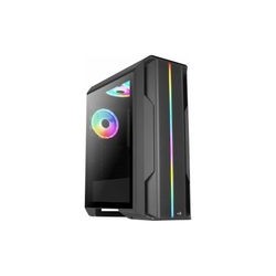 AeroCool Gabinete Gamer de media torre con cristal templado Splinter Duo