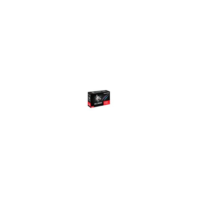 PowerColor Tarjeta de Video AMD RADEON Hellhound RX 7600 XT 16GB GDDR6 OC
