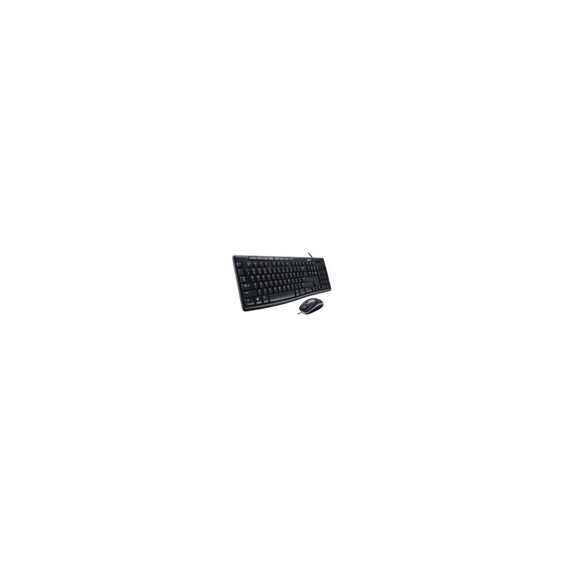 Logitech Teclado y Mouse alámbrico MK200 920-002716