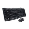 Logitech Teclado y Mouse alámbrico MK200 920-002716