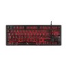 Xzeal XSATGA1B Starter Teclado gamer alámbrico led multicolor