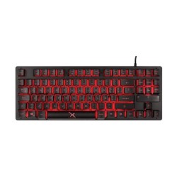 Xzeal XSATGA1B Starter Teclado gamer alámbrico led multicolor