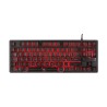 Xzeal XSATGA1B Starter Teclado gamer alámbrico led multicolor