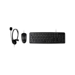 STF ST-A80032 Kit Teclado con mouse y diadema 3 en 1  Alámbrico