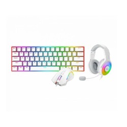 Redragon combo 3 en 1 K630 RGB + M607 + H350 RGB Switch rojo