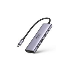 Ugreen Adaptador USB-C a USB-C + USB 3 puertos + Lector SD/TF 60384