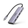 Ugreen Adaptador USB-C a USB-C + USB 3 puertos + Lector SD/TF 60384
