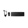 STF ST-A80032 Kit Teclado con mouse y diadema 3 en 1  Alámbrico