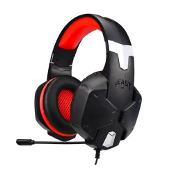 STF Muspell Audífonos gamer alámbricos 3.5mm micrófono flexible