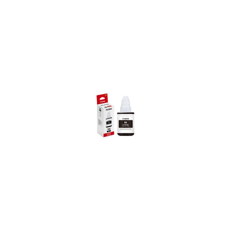 Botella de Tinta Canon GI-190 Negro rinde 7000 páginas 70ml