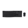 Logitech Teclado y Mouse inalámbrico MK270 920-004432