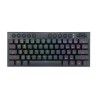 Redragon Teclado K623 Horus Mini Mecánico Ultra Low Inalámbrico Switch Rojo