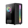 AeroCool Gabinete Gamer media torre con cristal templado Prime ARGB PRIME-G-BK-V2