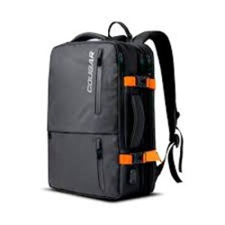 Backpack Cougar Vanguard Negra Para Laptop De Hasta 17'' Resistente Al Agua, 40l