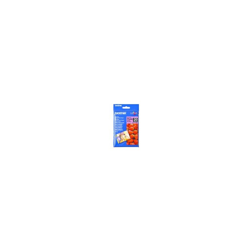 Brother Papel fotográfico 20pzs 4" x 6" BP61GLP