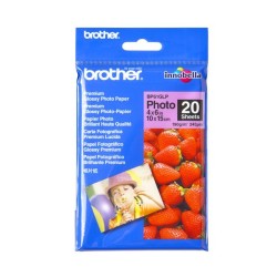 Brother Papel fotográfico 20pzs 4" x 6" BP61GLP