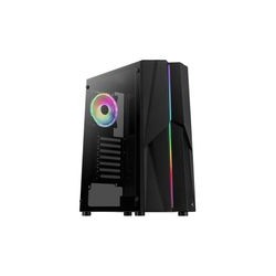 AeroCool Gabinete Mecha ARGB con Ventana / Sin Fuente