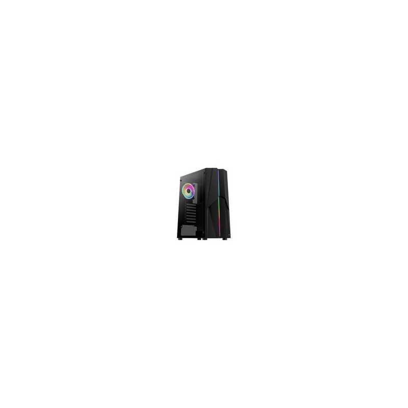 AeroCool Gabinete Mecha ARGB con Ventana / Sin Fuente
