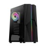 AeroCool Gabinete Mecha ARGB con Ventana / Sin Fuente