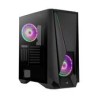 Aerocool Gabinete Gamer de torre con cristal templado VISOR-G-BK-V1