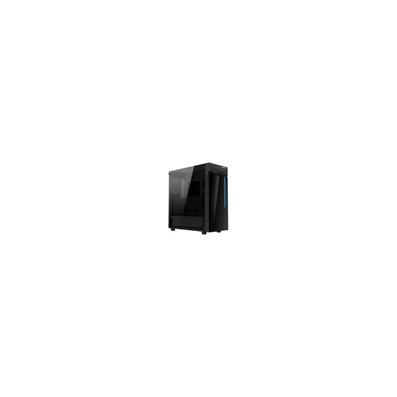 Gigabyte Gabinete Gamer de media torre con cristal templado C200 Glass GB-C200G